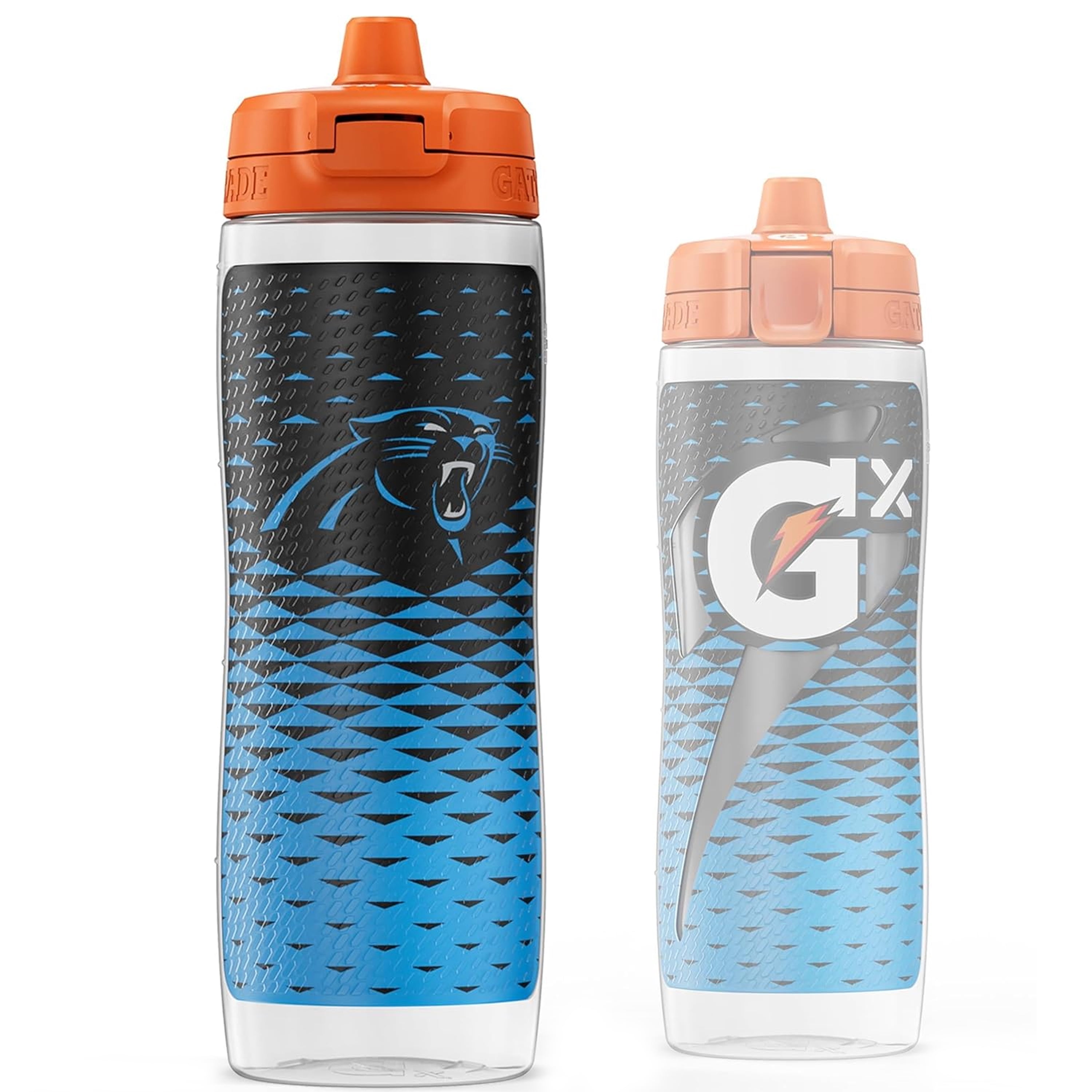 Gatorade Gx Carolina Panthers NFL 30 fl oz Non Slip Squeeze Water Bottle, Gx Hydration System