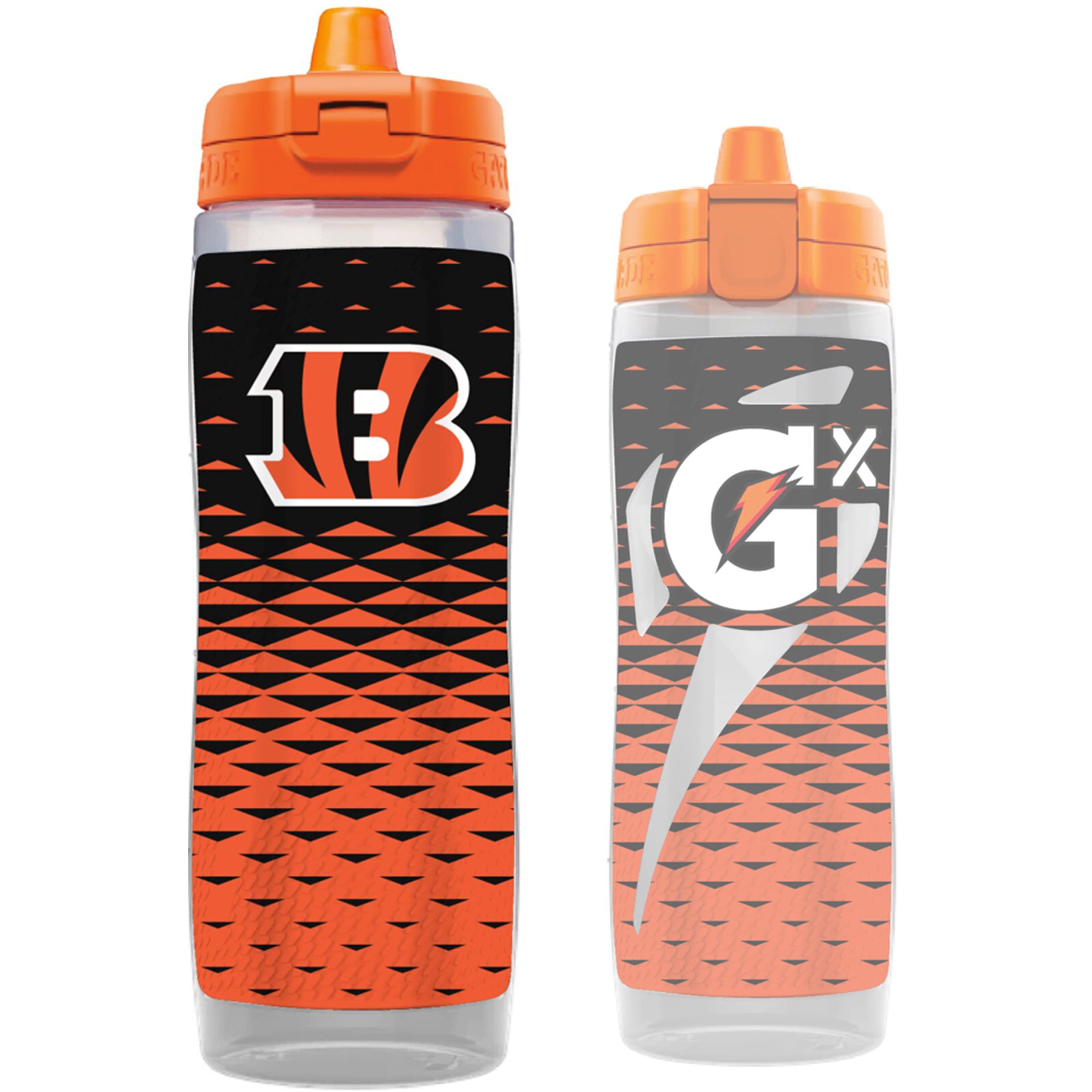 Gatorade Gx Cincinnati Bengals NFL Non-Slip Squeeze Bottles, 30 fl oz, Gx Hydration System