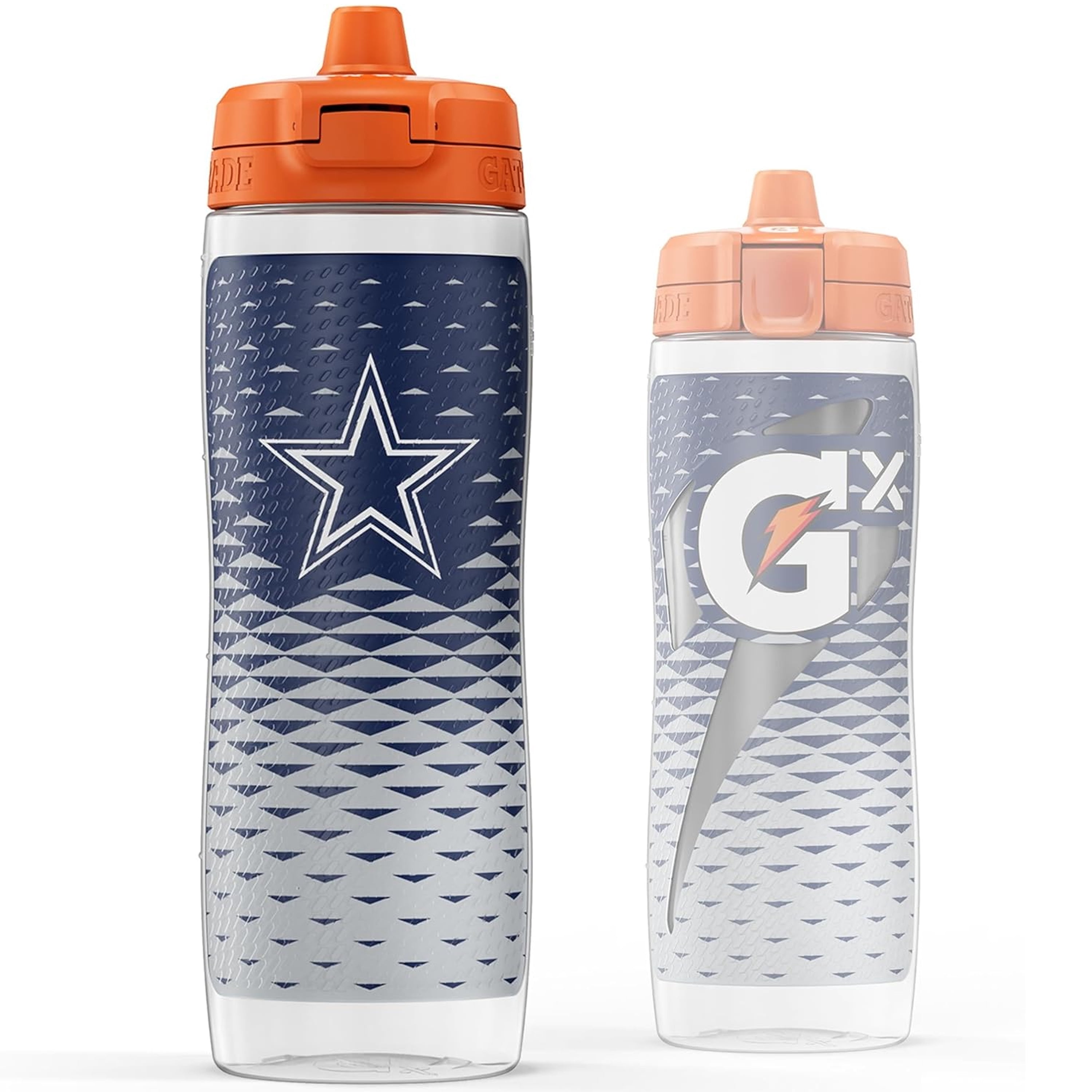 Gatorade Gx Dallas Cowboys NFL Non-Slip Squeeze Bottles, 30 fl oz, Gx Hydration System