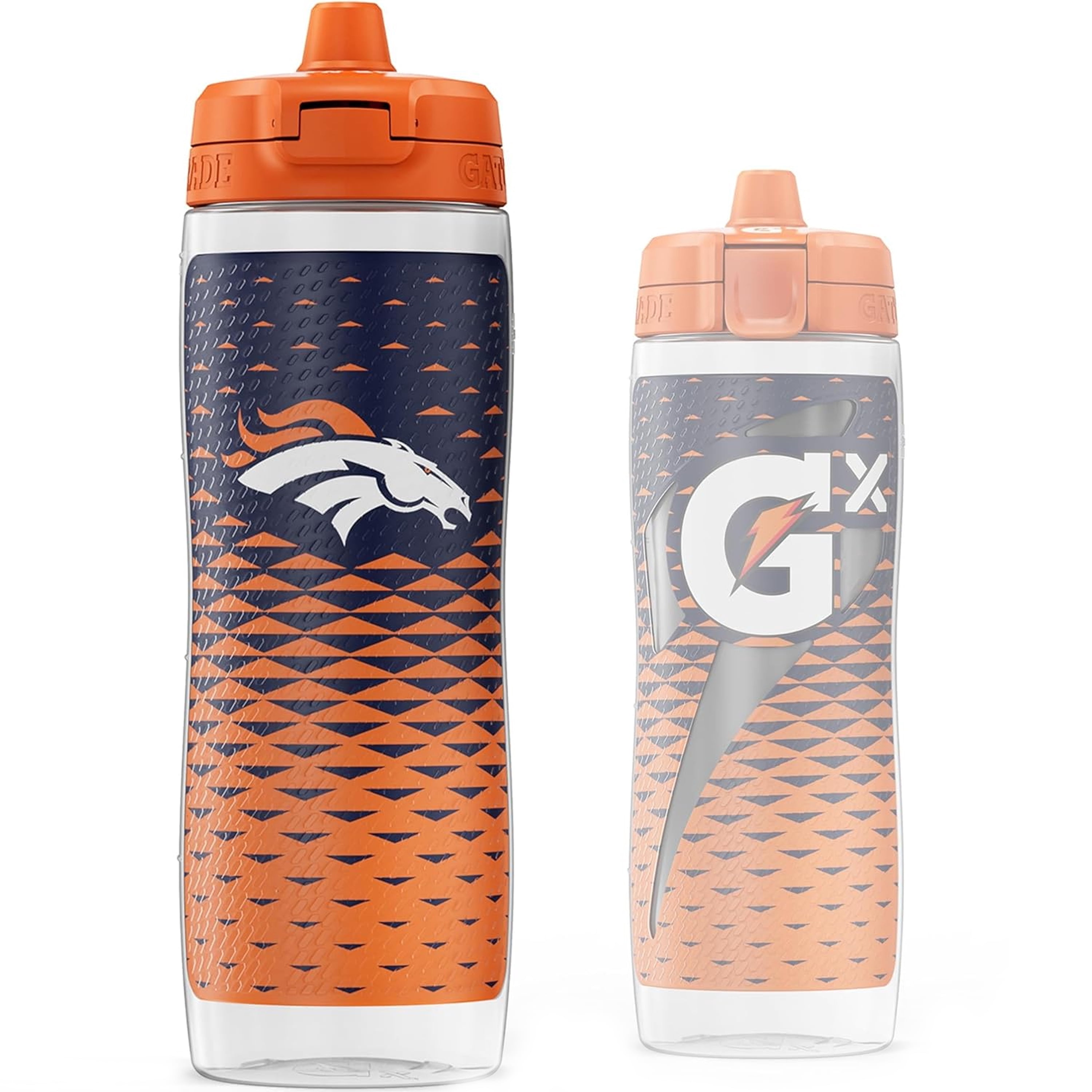 Gatorade Gx Denver Broncos NFL 30 fl oz Non Slip NFL Water Bottle, Gx Hydration System