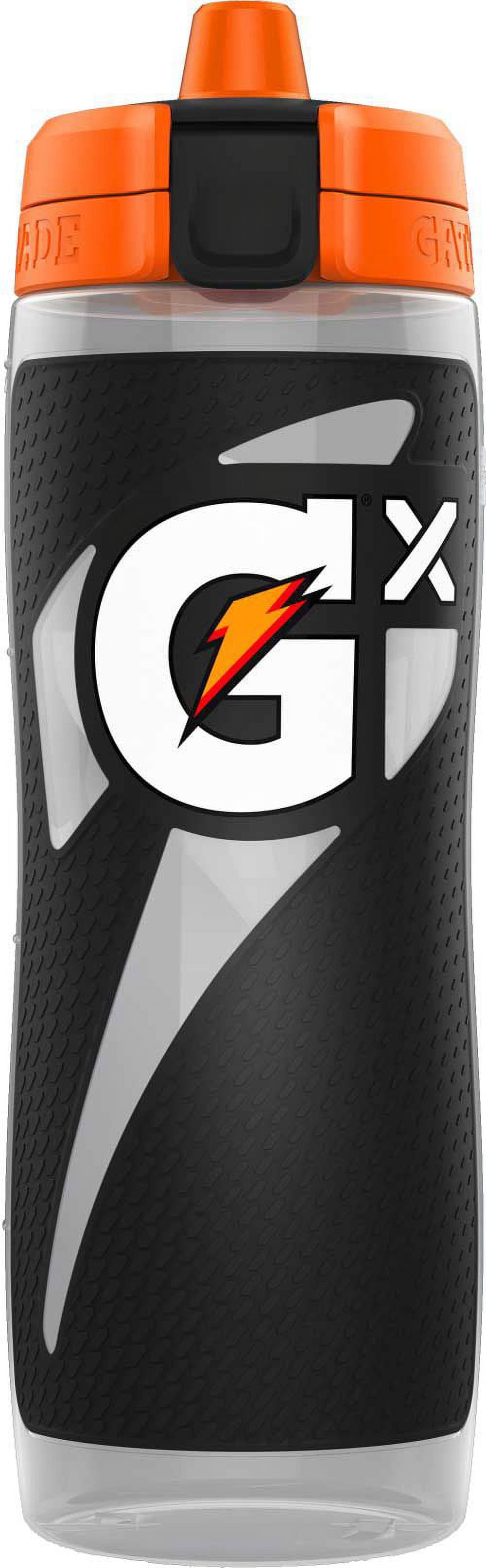 Gatorade Gx Hydration System, Non-Slip 30oz Squeeze Bottle - Black