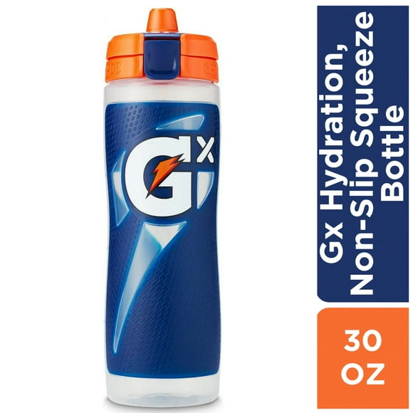 Gatorade Gx Hydration System, Non-Slip 30oz Squeeze Bottle - Blue