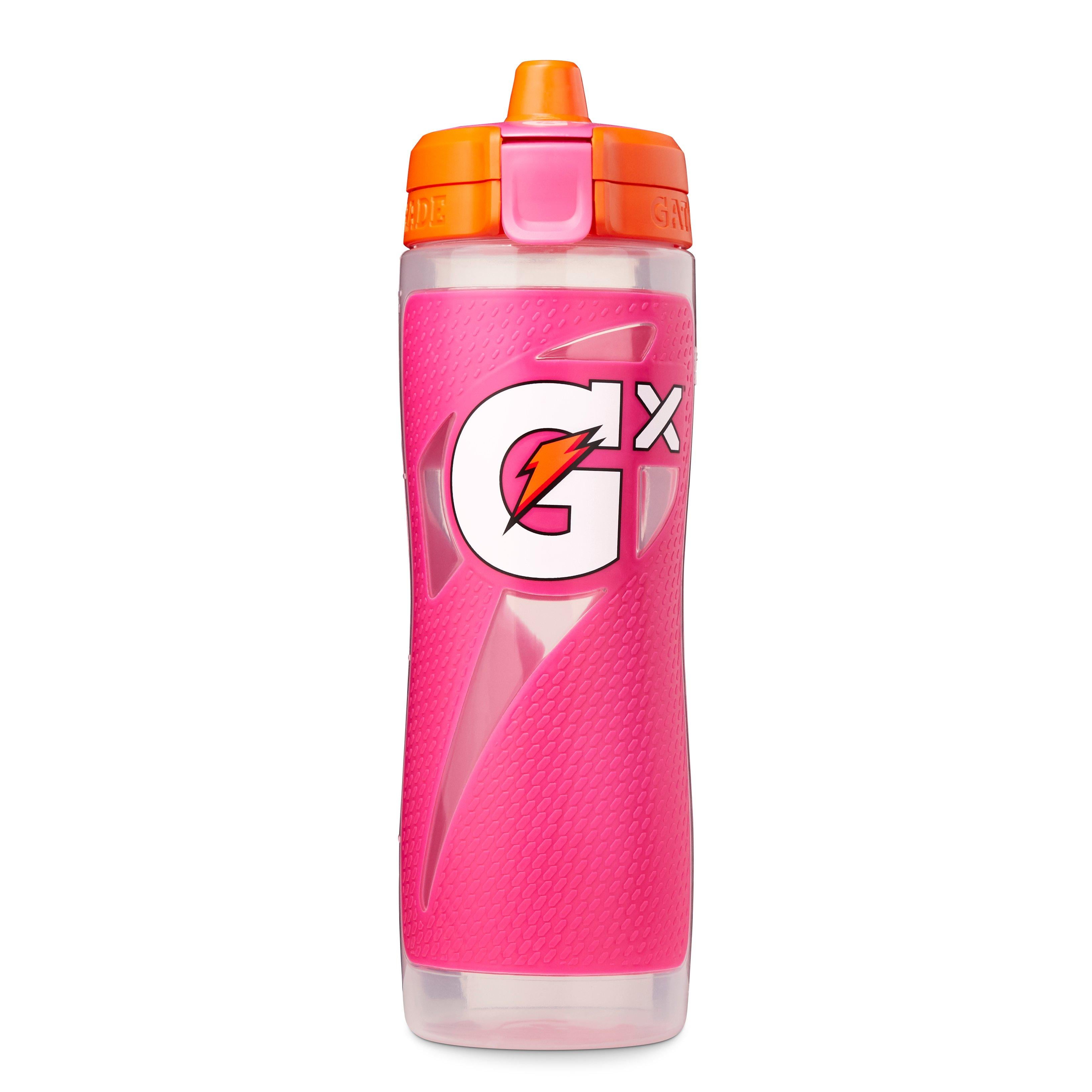 Gatorade Gx 64oz Drink Jug Bottle Water Neon Pink Fence Hook Pod