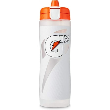 Gatorade GX Refillable Water Bottle, White, 30oz