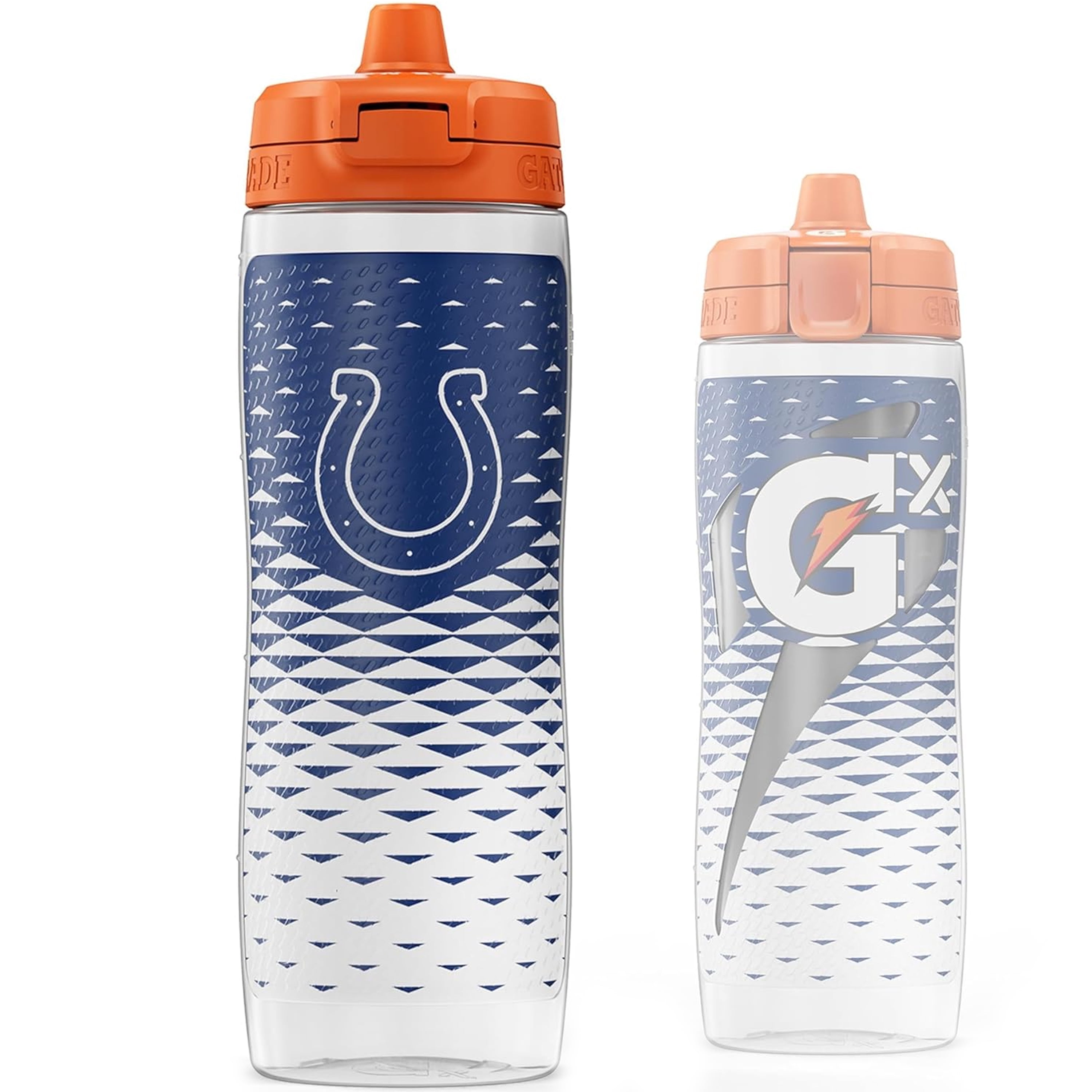 Gatorade Gx Indianapolis Colts NFL 30 fl oz Non Slip Squeeze Water Bottle, Gx Hydration System
