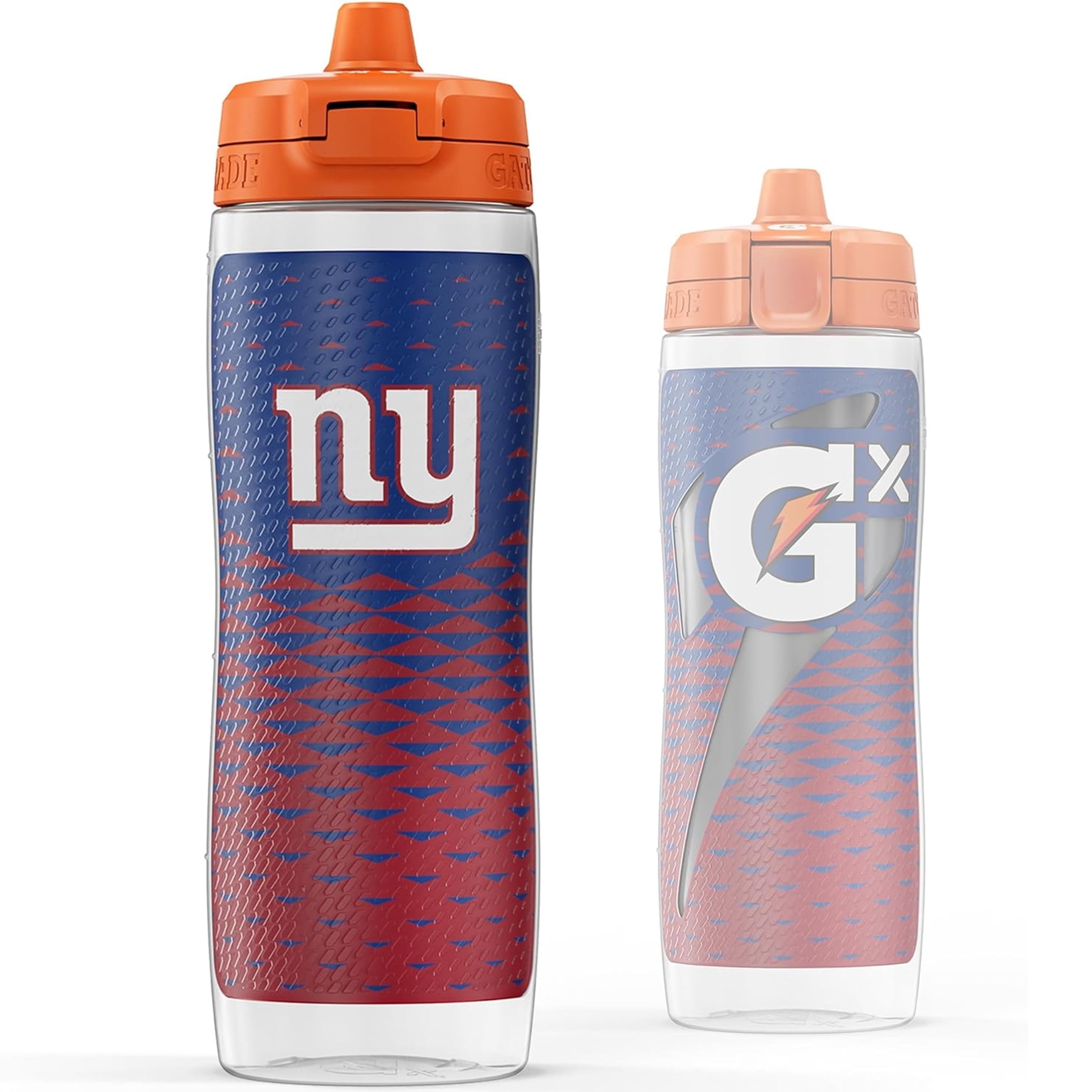 Gatorade Gx New York Giants NFL 30 fl oz Non-Slip Squeeze Bottles, Gx Hydration System