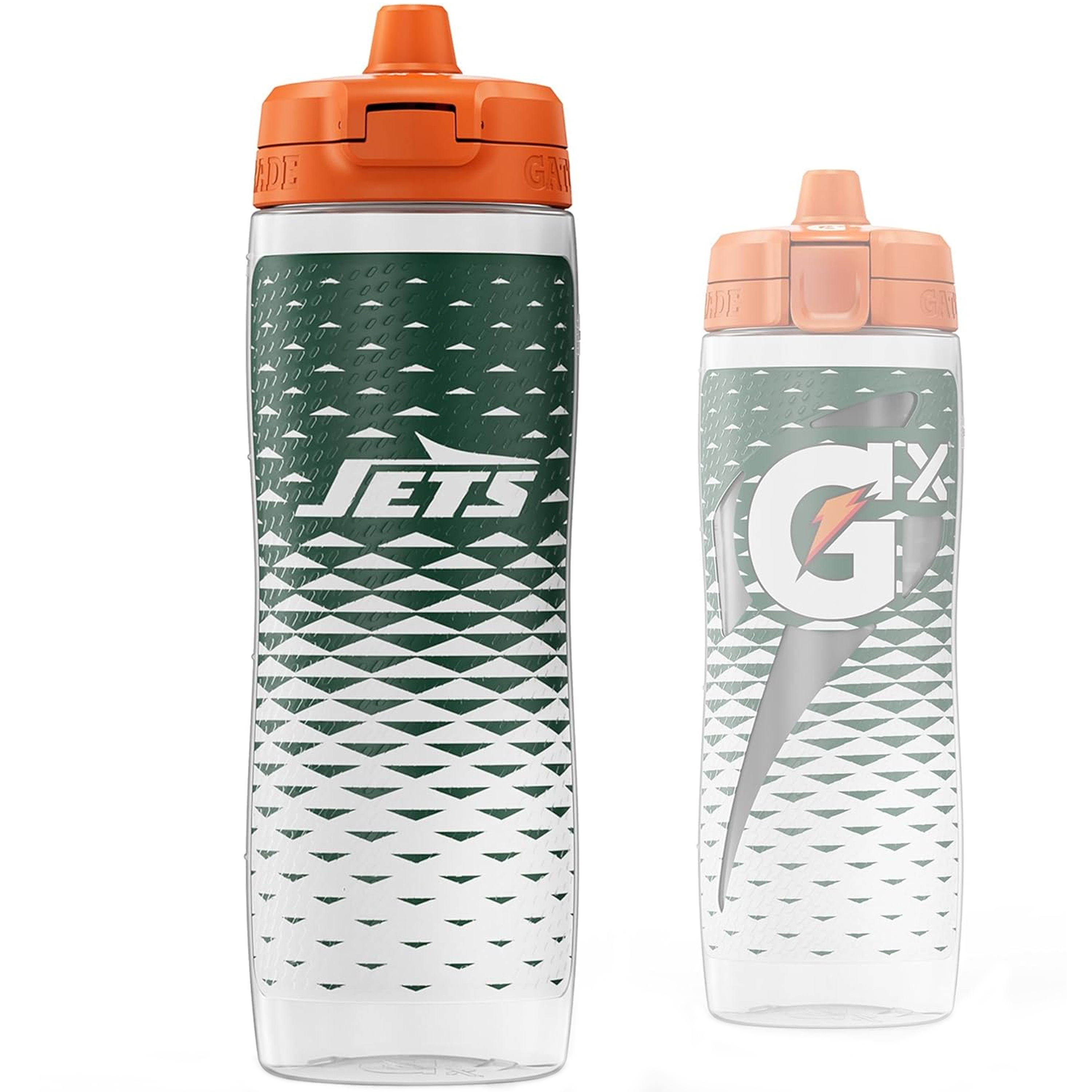 Gatorade Gx New York Jets NFL 30 fl oz Non Slip Squeeze Water Bottle, Gx Hydration System