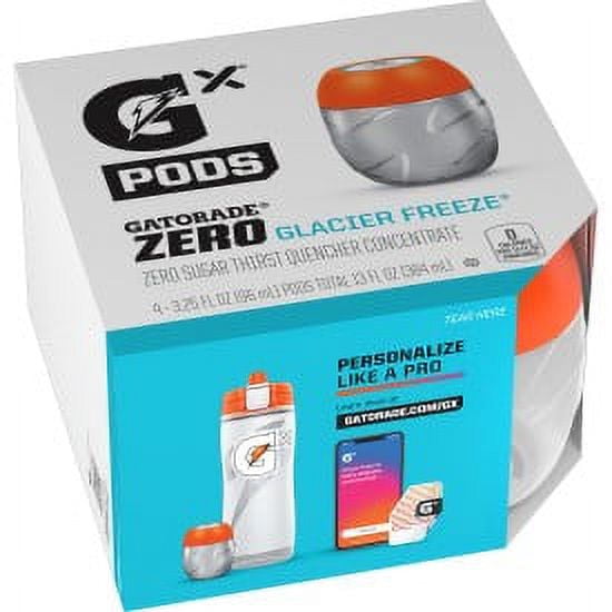 Gatorade Gx Sports Drink Concentrate Pods G Zero Glacier Freeze