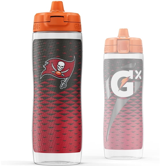 Gatorade Gx Tampa Bay Buccaneers NFL 30 fl oz Water Bottle, Gx Hydration