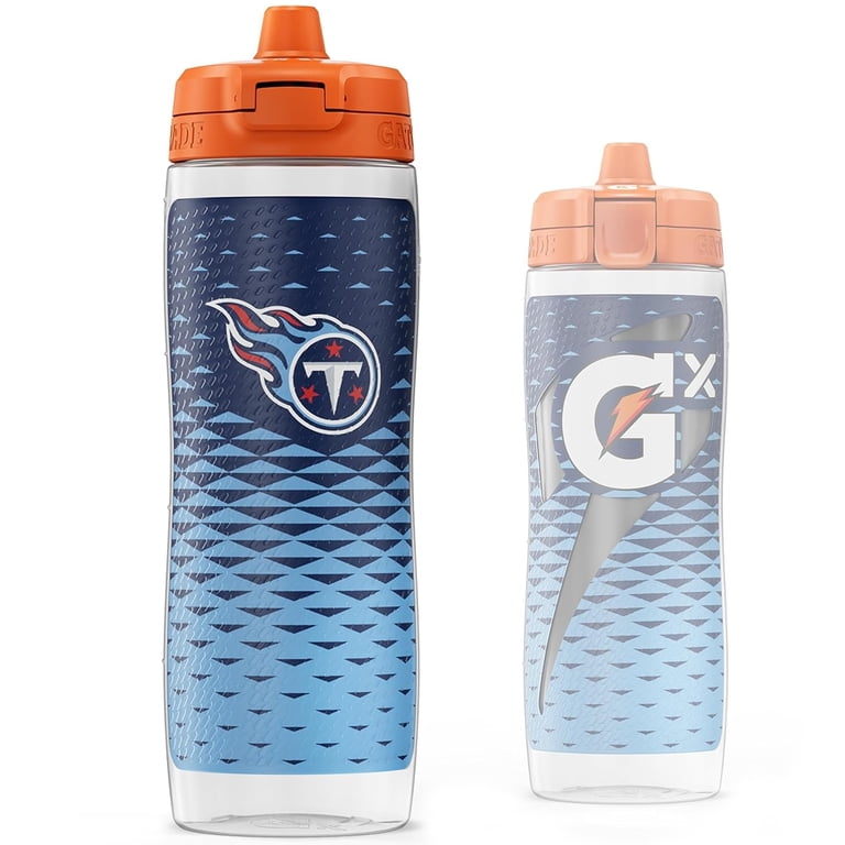 Gatorade Gx Tennessee Titans Non-Slip Squeeze Bottles, 30 fl oz