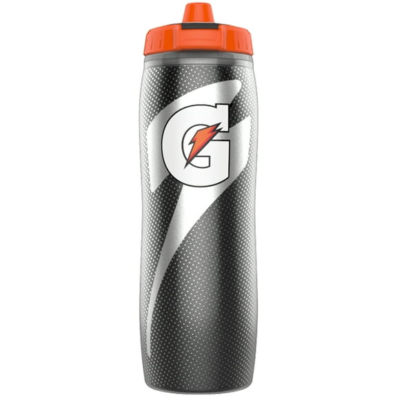 Gatorade Insulated Squeeze Bottle, 30oz (Black)