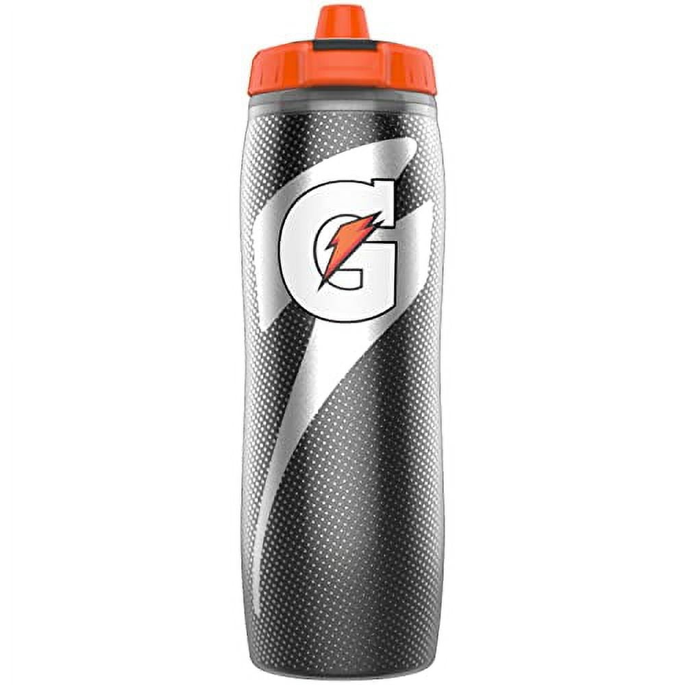 Gatorade Insulated Squeeze Bottle, 30oz, Black, BPA Free, DoubleWall