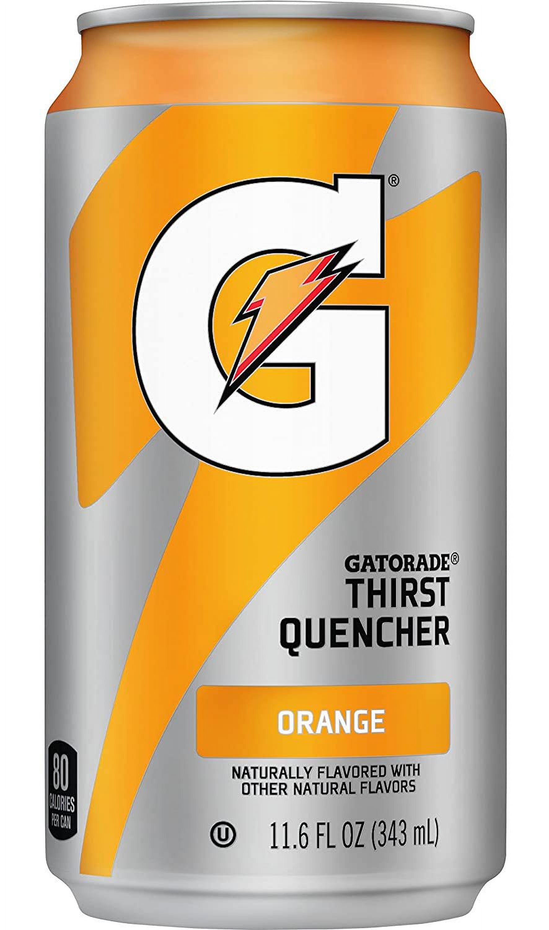 Gatorade Liquid Concentrate ReadyToDrink Energy Drink, 11.6 Oz Can, Orange (30800902