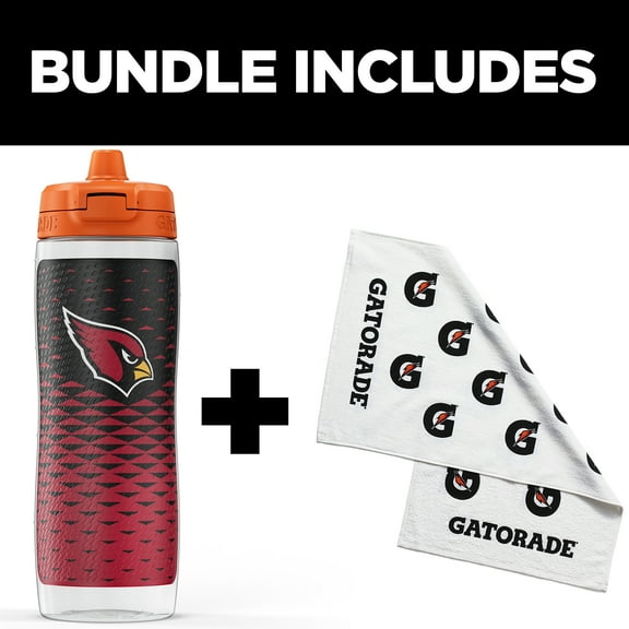 Gatorade Gx Seattle Seahawks NFL 30 fl oz Water Bottle & Sports Towel Bundle
