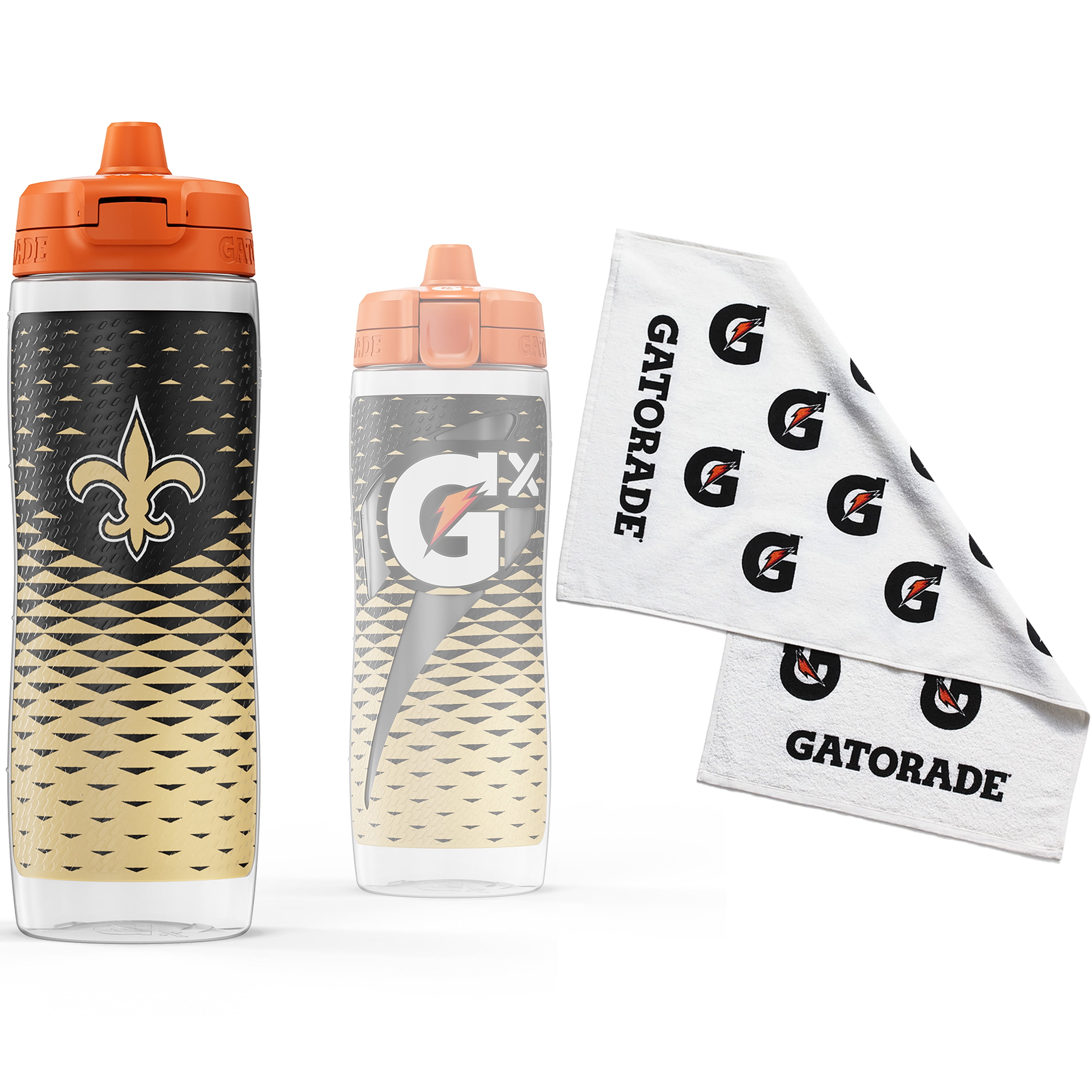 Gatorade Gx New York Giants NFL 30 fl oz Water Bottle & Sports Towel Bundle