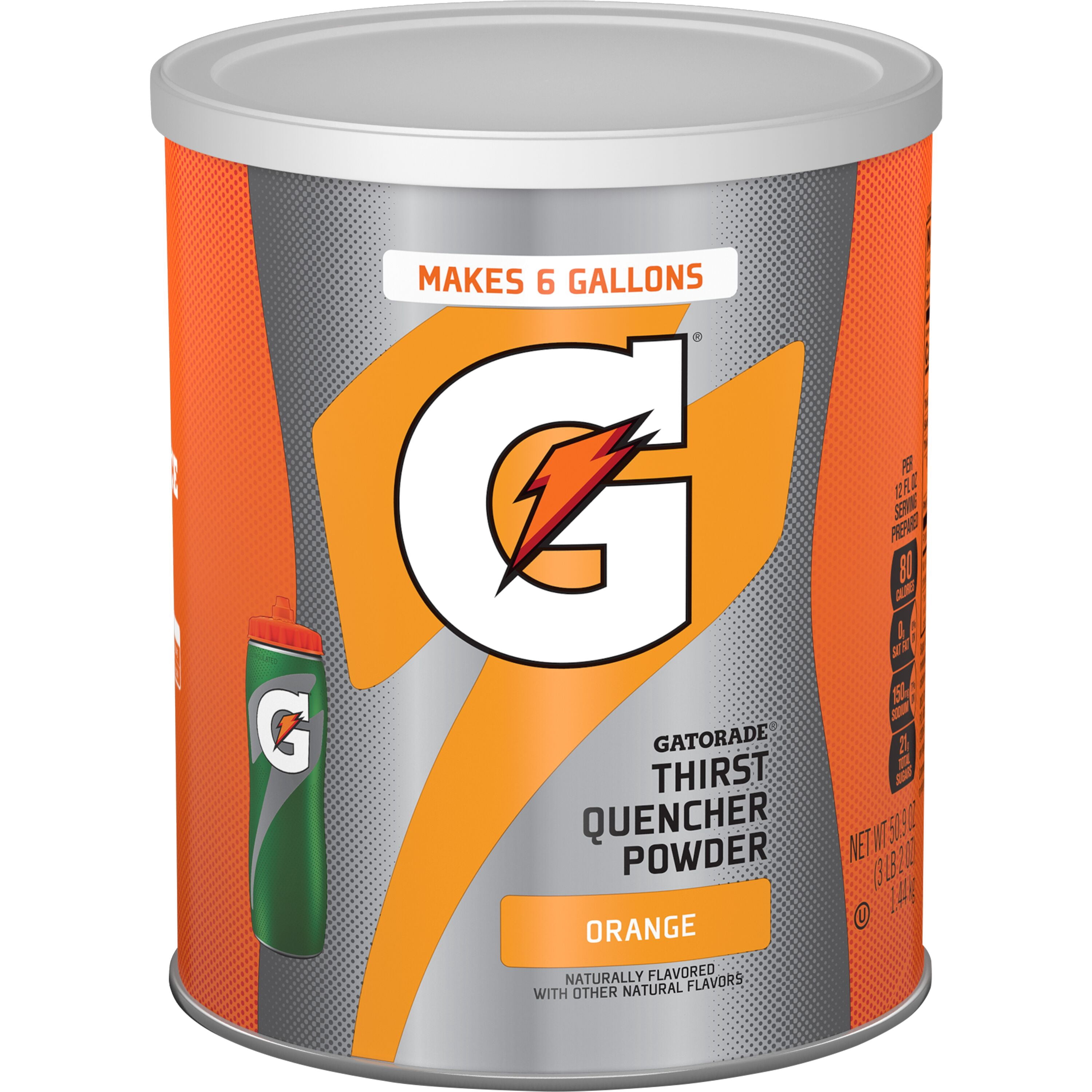 Gatorade Thirst Quencher Orange Flavor, Powdered Energy Drink Mix, 50.9 oz, 1 Count