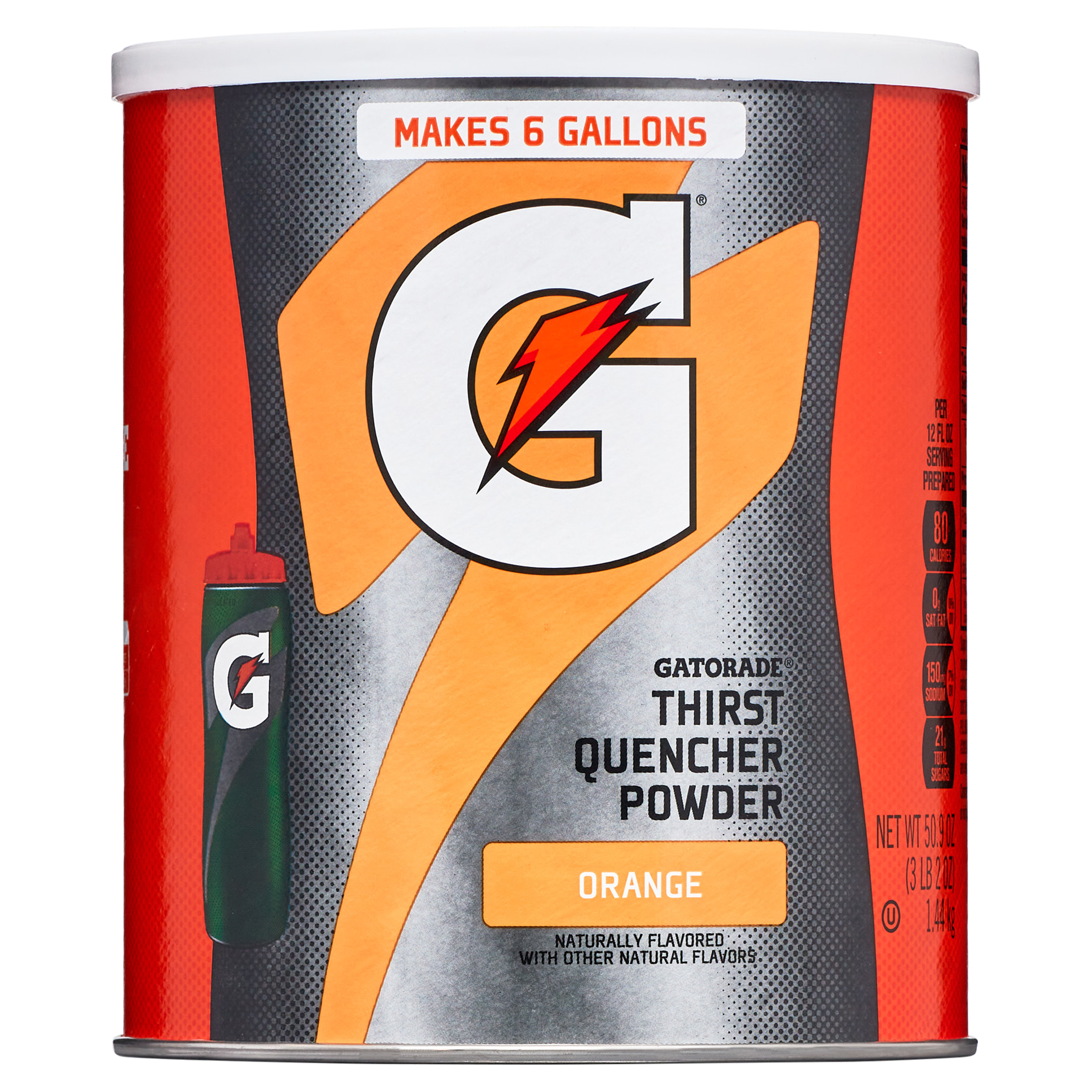 Gatorade Orange Thirst Quencher Sports Drink Mix Powder, 51 oz Canister - image 1 of 12