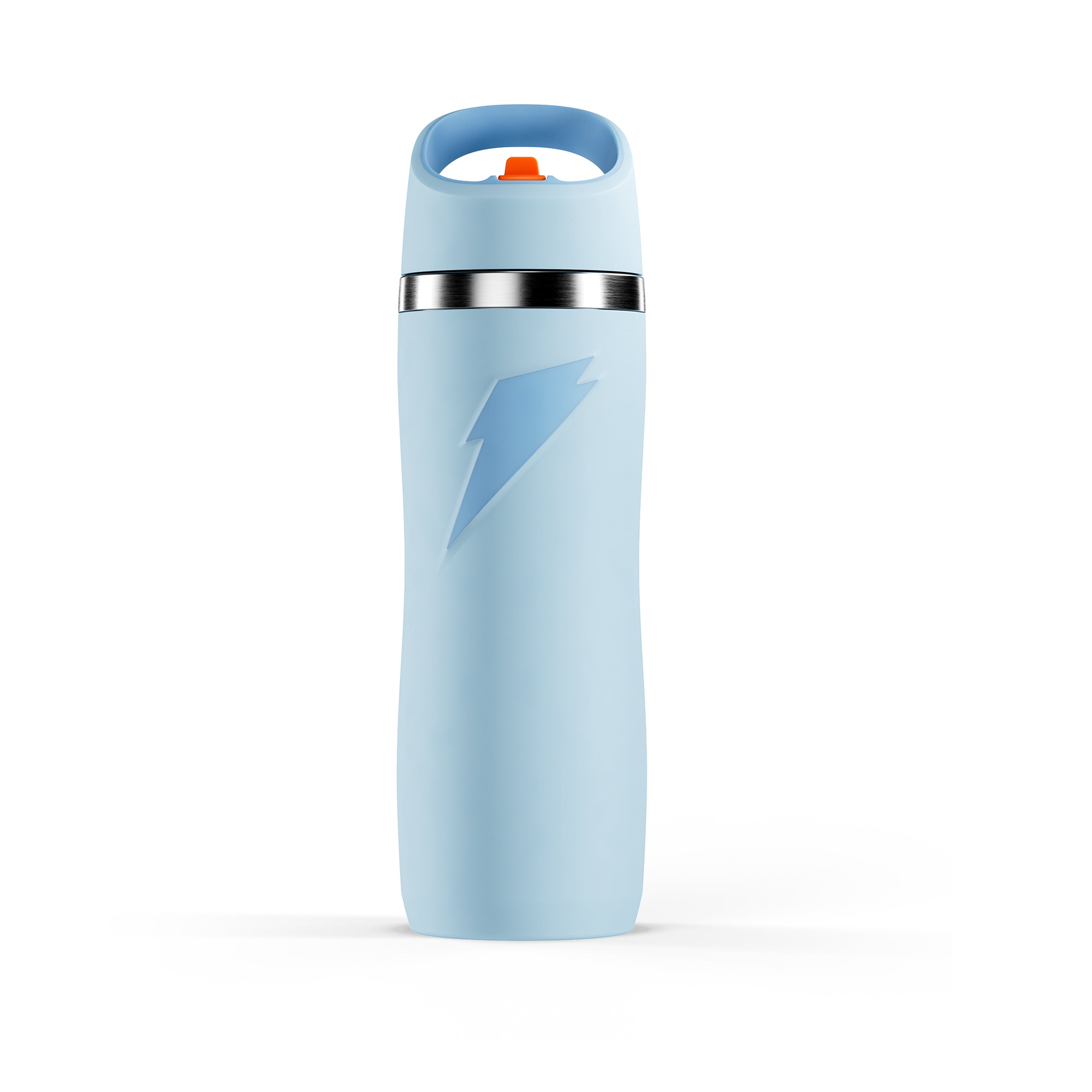 Gatorade 'Overtime' 32oz Stainless Steel Water Bottle, Straw Cap, Ice Blue