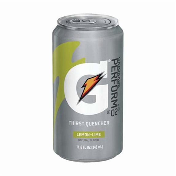 Gatorade Perform Lemon-Lime Thirst Quencher 11.6 oz Cans - 24 Count