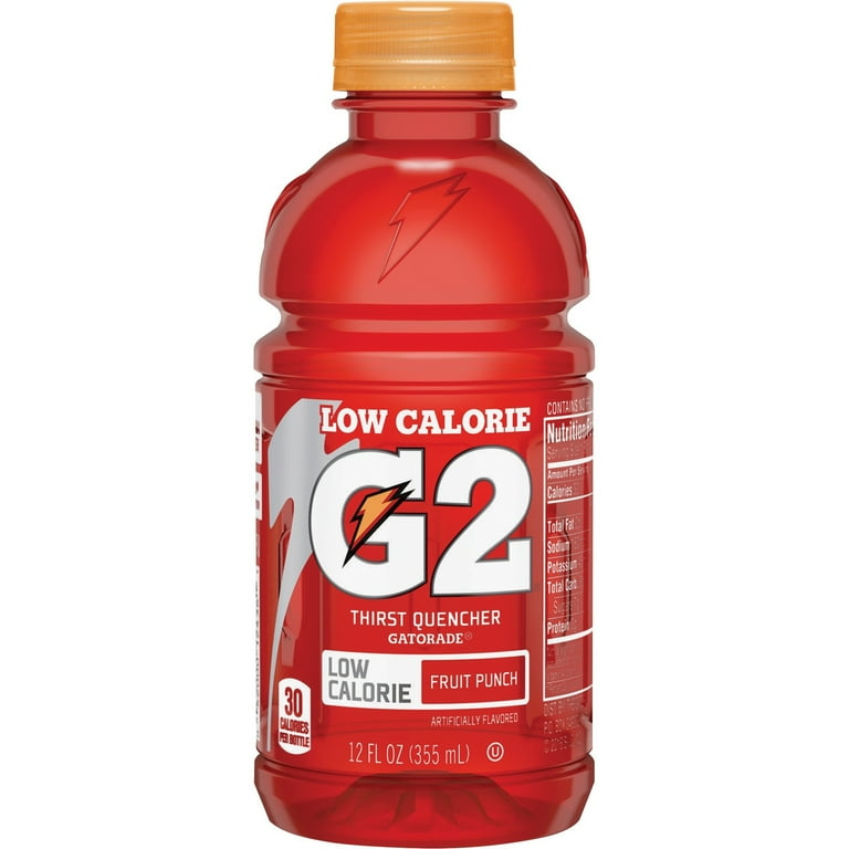 Gatorade Fruit Punch Low-Calorie Sports Drinks - 12 fl oz (355 mL) - Bottle - 24 / Carton Gatorade Fruit Punch Low-Calorie Sports Drinks - 12 fl oz (355 mL) - Bottle - 24 / Carton