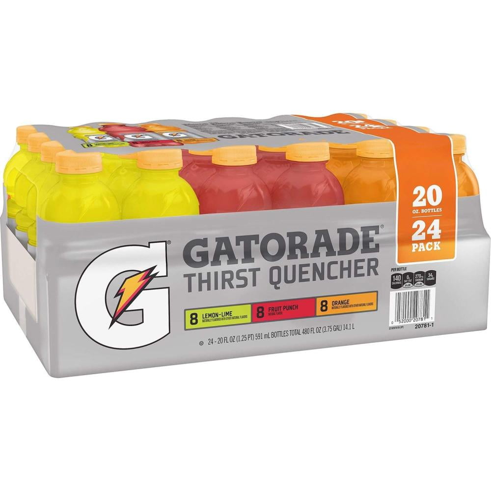 Gatorade Sports Drinks Variety Pack (20 oz., 24 pk.)M