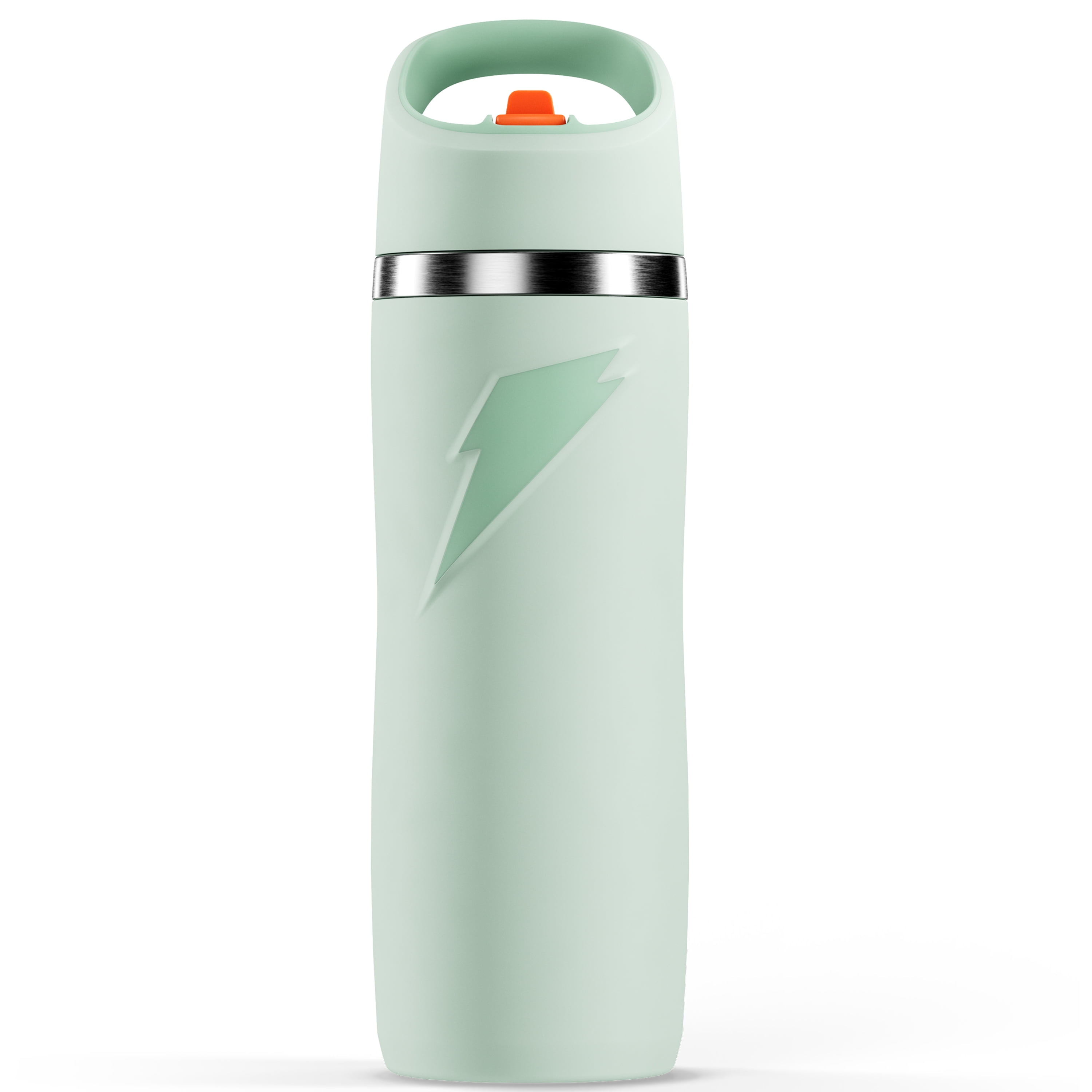 Sage Green 22oz Stainless Steel Insulated Water Bottle with Straw Top