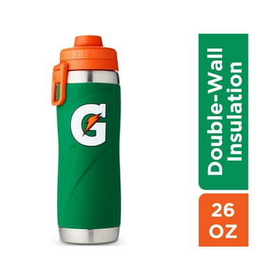 Gatorade Stainless Steel Sport Bottle, 26oz, Double-Wall Insulation