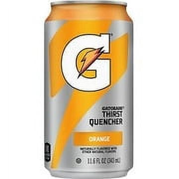 Gatorade Thirst Quencher, 24 Count, 11.6 Oz Cans, Orange, 278.4 Fl Oz (Pack Of 24)