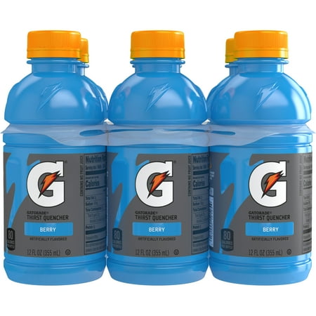 Gatorade Thirst Quencher Berry Sports Drink, 12 fl oz, 6 Count