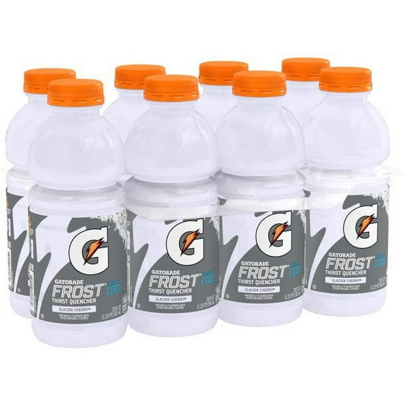 Gatorade Thirst Quencher Fierce Glacier Cherry Sports Drink, 20 oz Bottles, Quantity of 24