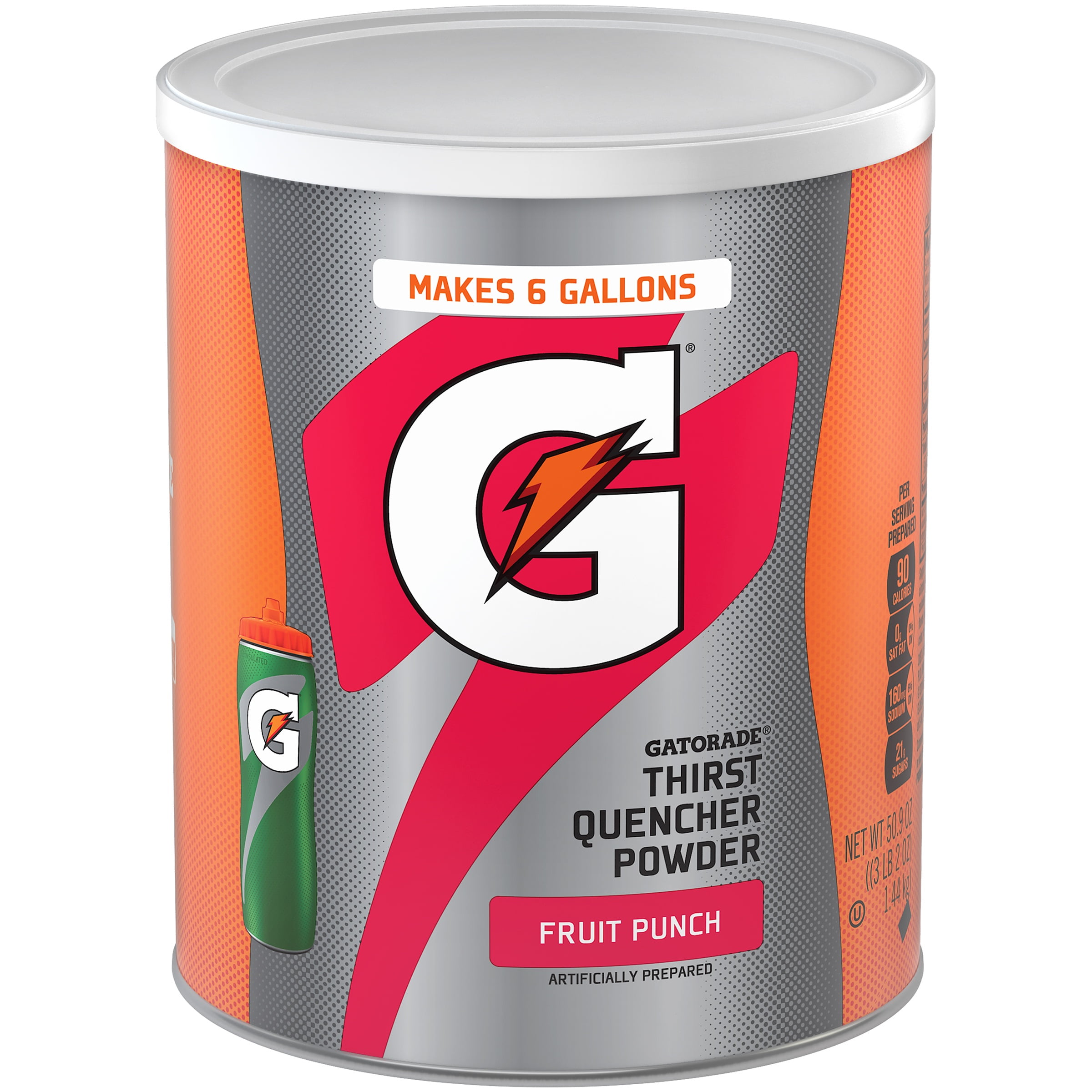 Gatorade Thirst Quencher Fruit Punch Sports Drink Mix Powder, 51 oz Canister
