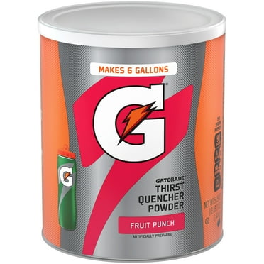 Gatorade Thirst Quencher Fruit Punch Sports Drink Mix Powder, 51 oz Canister
