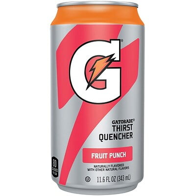 Thirst Quencher Can, Fruit Punch, 11.6oz Can, 24/Carton Thirst Quencher Can, Fruit Punch, 11.6oz Can, 24/Carton