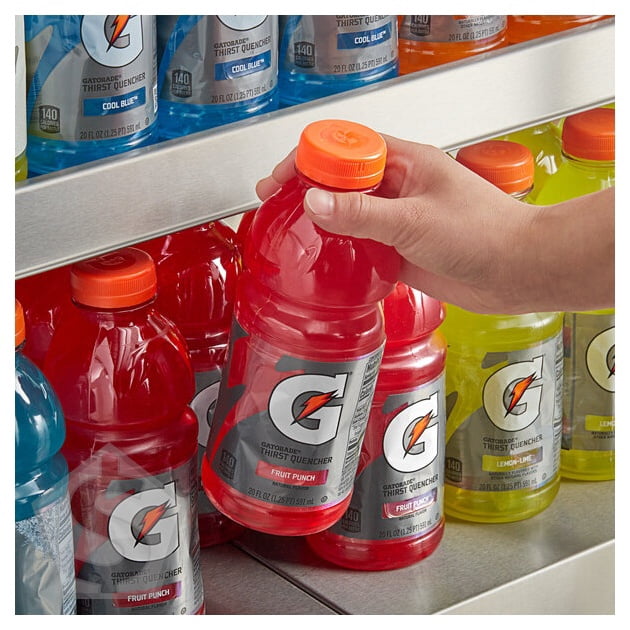 Gatorade Thirst Quencher Fruit Punch Sports Drink 20 fl. oz. - 24/Case