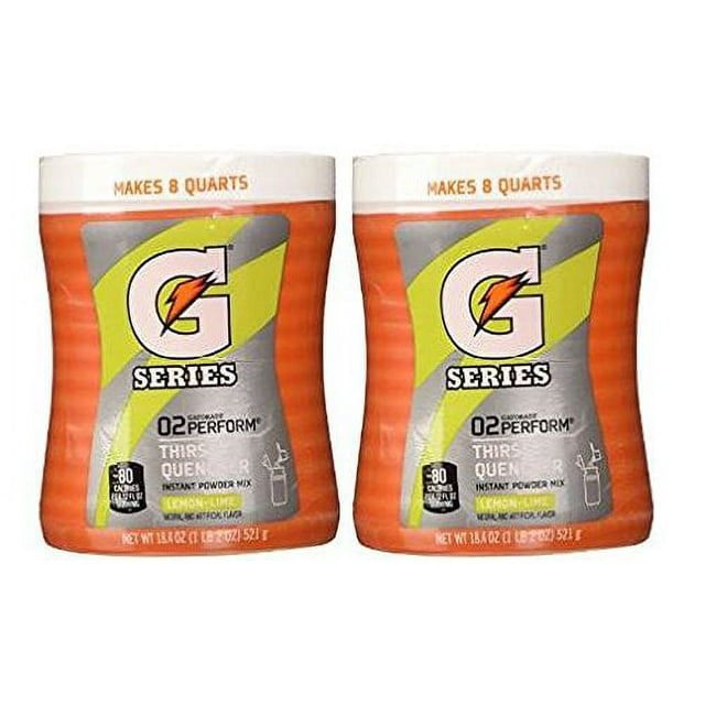 Gatorade Thirst Quencher LemonLime Drink Powder (Pack of 2)