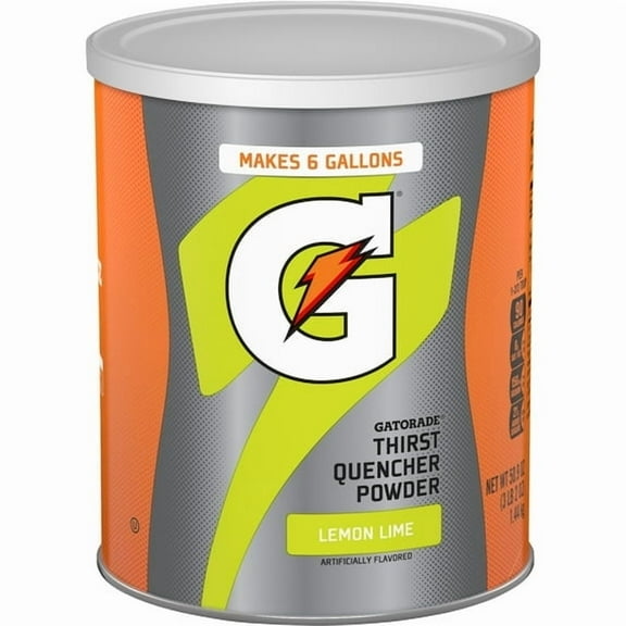 Gatorade Thirst Quencher Lemon Lime, Powdered Energy Drink Mix, 50.9 oz (Pack of 2)