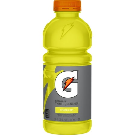 Gatorade Thirst Quencher, Lemon Lime Sports Drinks, 20 fl oz Bottle