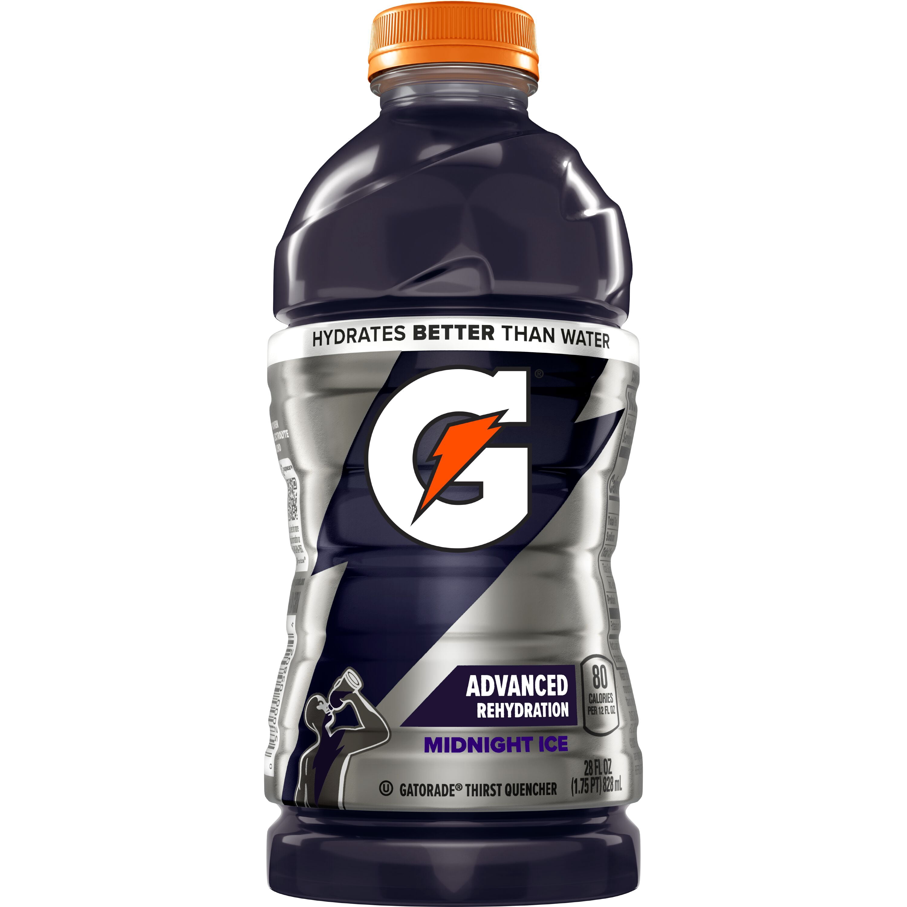 Gatorade Thirst Quencher Midnight Ice Sports Drink, 28 fl oz
