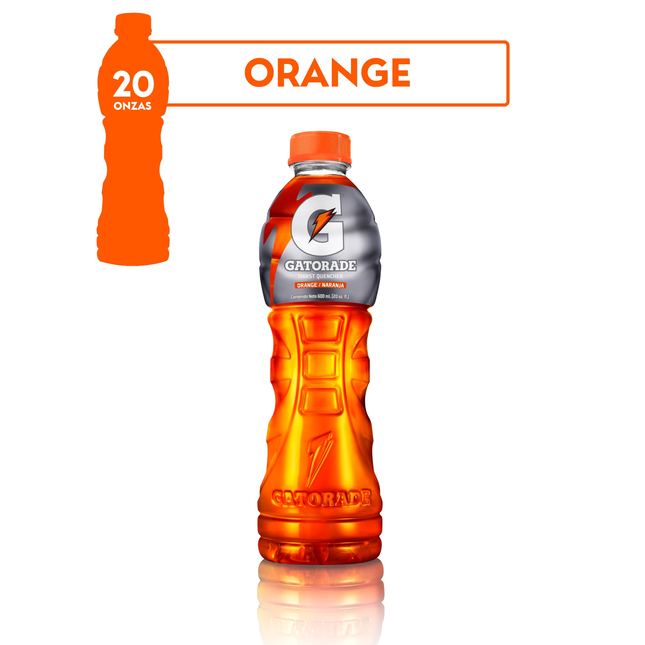 Gatorade Thirst Quencher Orange Sports Drink 20.28 fl oz Bottle
