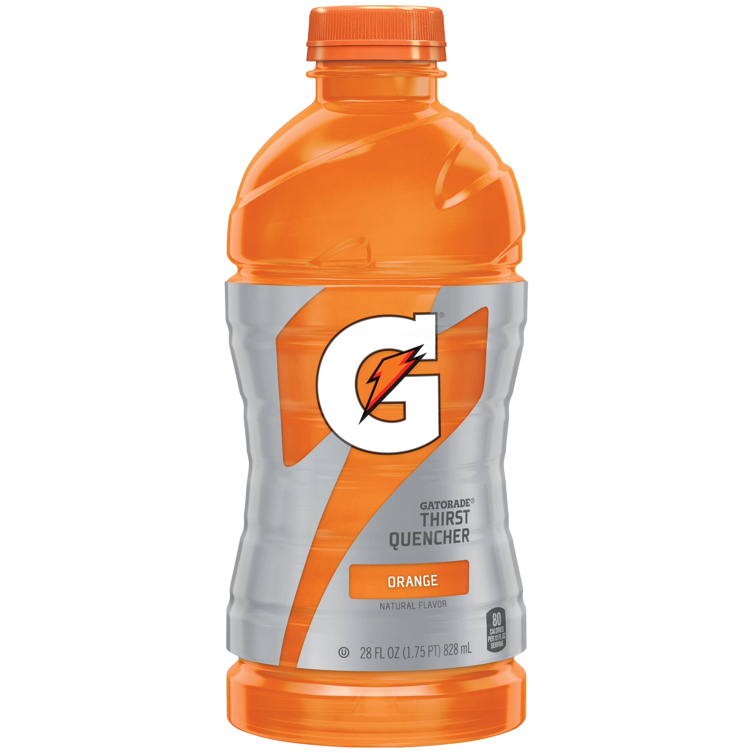 Gatorade Squeeze 32 oz Green Plastic Sports Water Bottle Orange