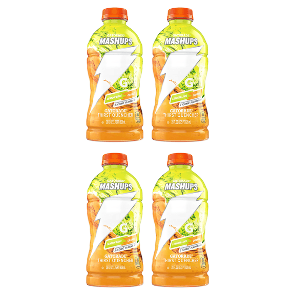 Gatorade Thirst Quencher, Orange Sports Drinks, 28 fl oz, (Pack of 4)