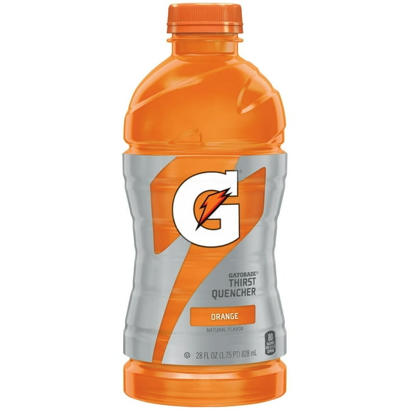 Gatorade Thirst Quencher, Orange Sports Drinks, 28 fl oz, (Pack of 8)