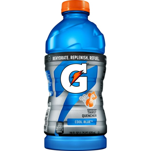 Gatorade Cool Blue flavor Thirst Quencher, 28 fl. oz. Bottle