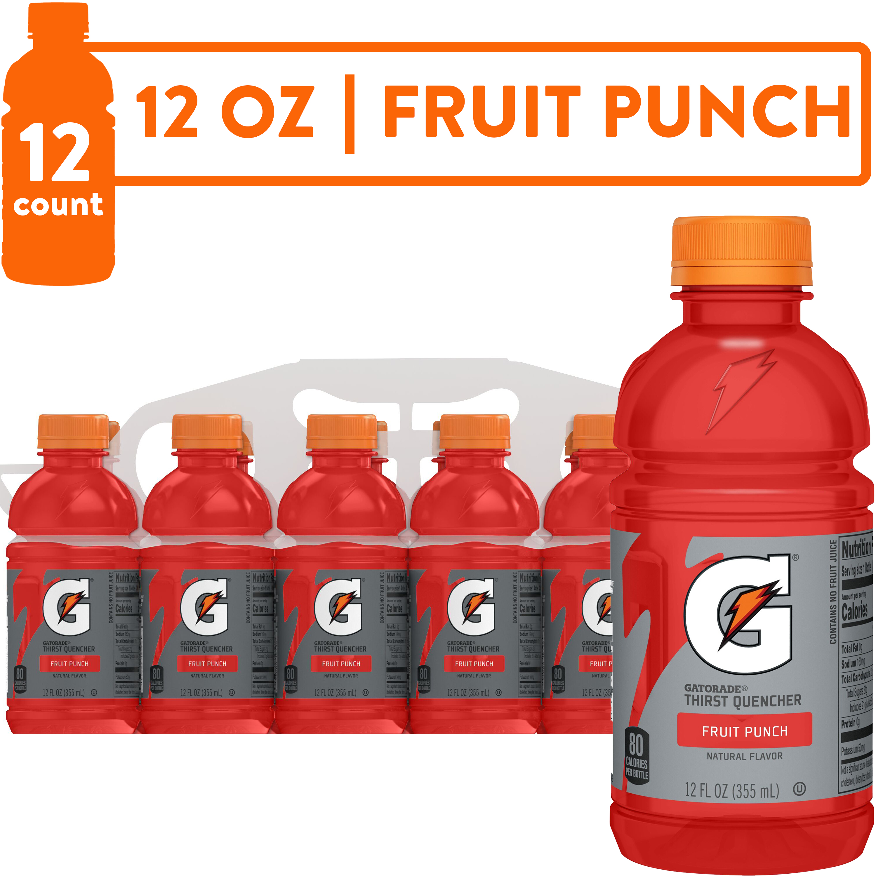 Gatorade Fruit Punch Thirst Quencher Sports Drink Mix Powder, 51 oz