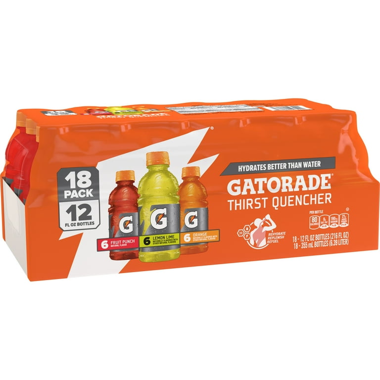 Gatorade Lemon/Lime Sports Drinks - 12 fl oz (355 mL) - Bottle - 24 / Carton Gatorade Lemon/Lime Sports Drinks - 12 fl oz (355 mL) - Bottle - 24 / Carton