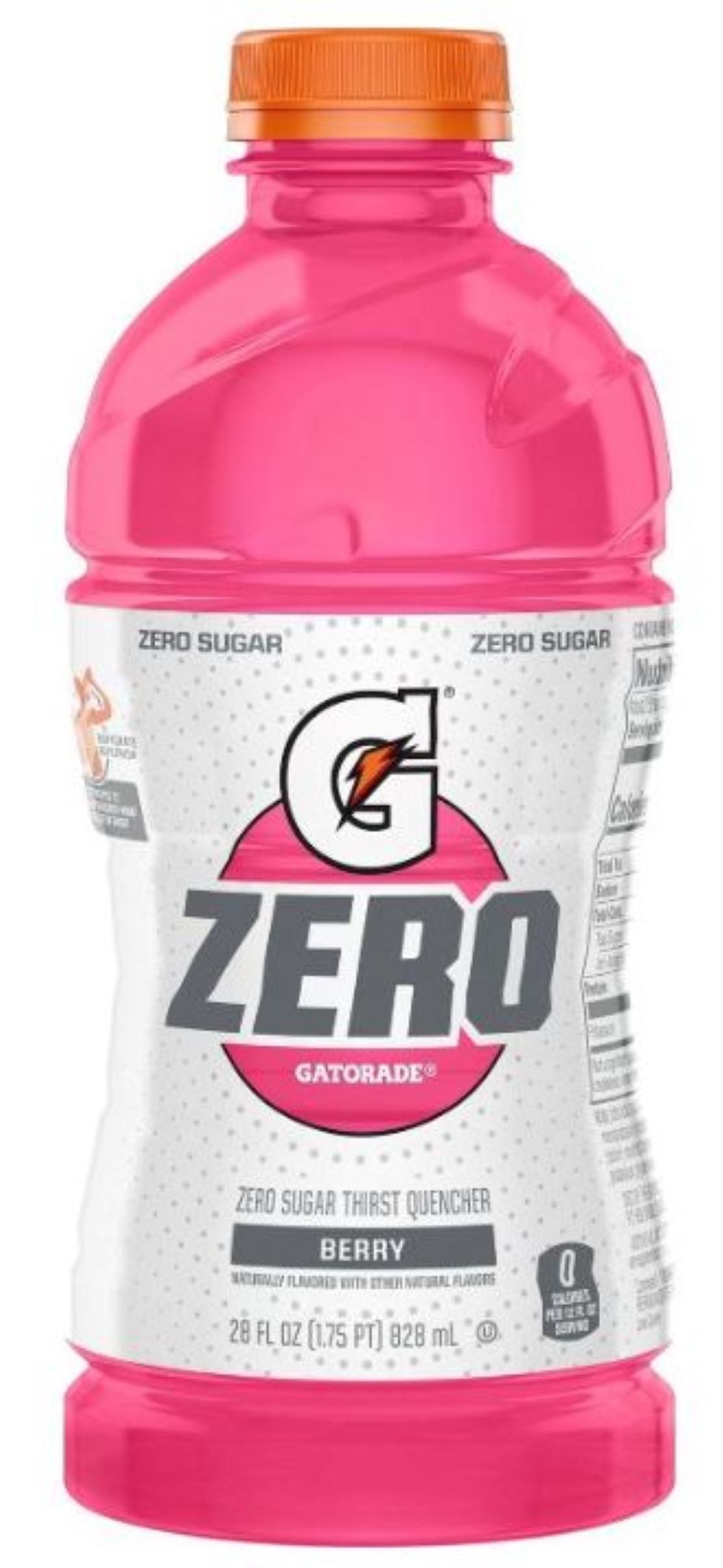 Gatorade Zero Berry 28 oz Plastic Bottle, Quantity of 5