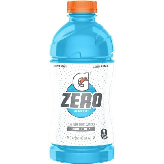 Gatorade Zero Cool Blue Thirst Quencher - 28 oz- Pack of 2