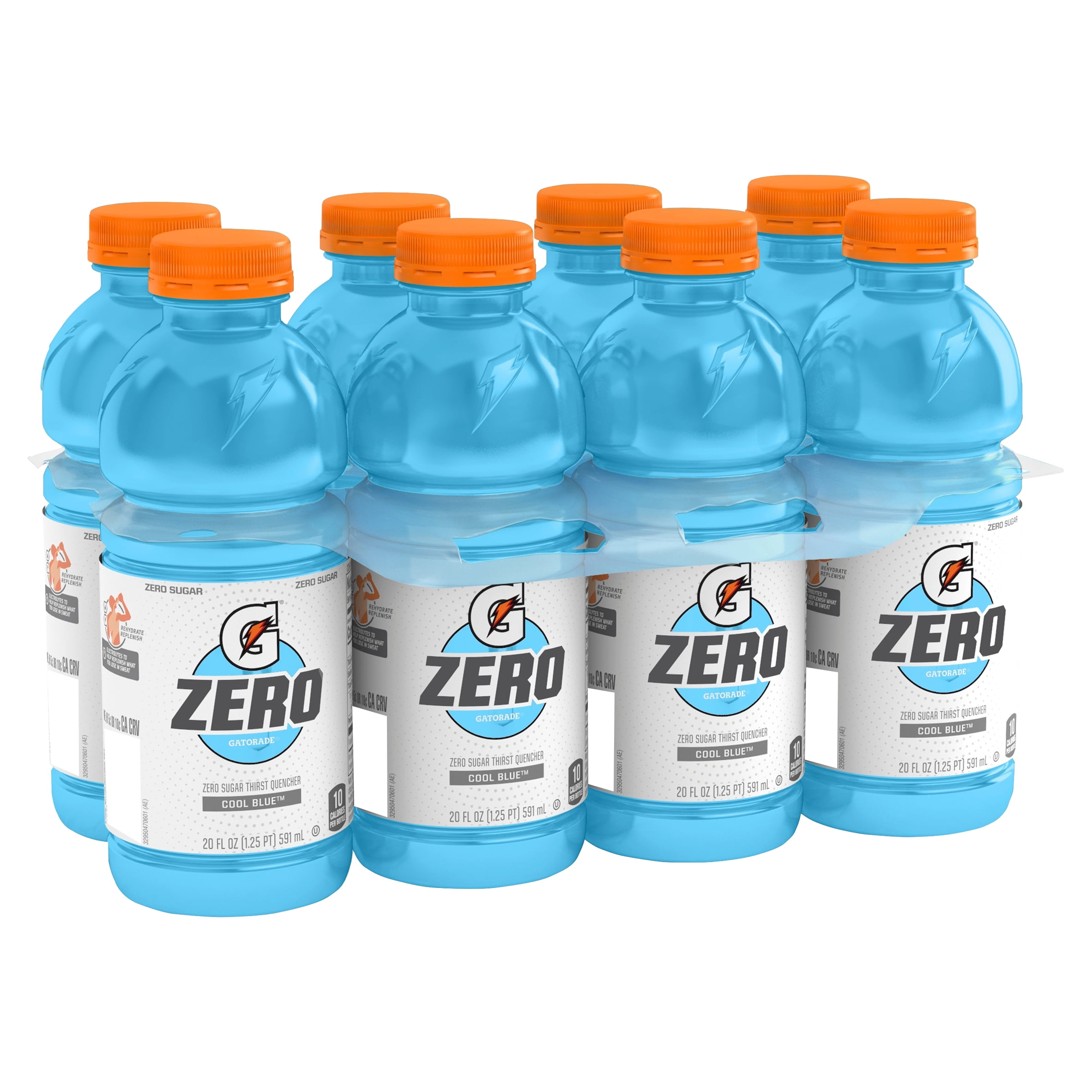 Gatorade Zero Cool Blue Zero Sugar Thirst Quencher Sports Drink, 20 fl