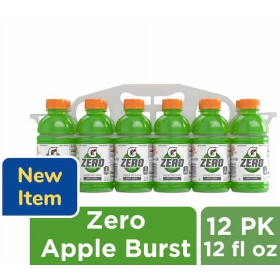 Gatorade Zero Sugar Green Apple Burst Sports Drink Multipack Bottles