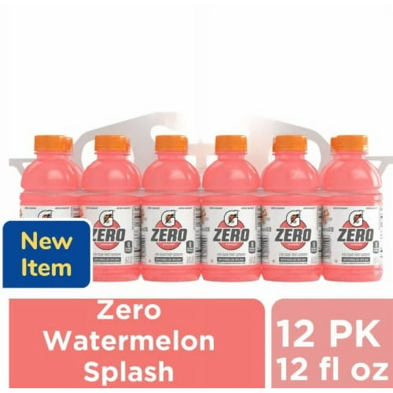 Gatorade Zero Sugar Pink Watermelon Splash Sports Bottles